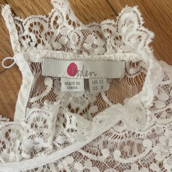 Boden White Lace Blouse - Picture 9 of 15